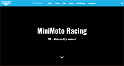 Desktop Screenshot of minimotoracing.fi